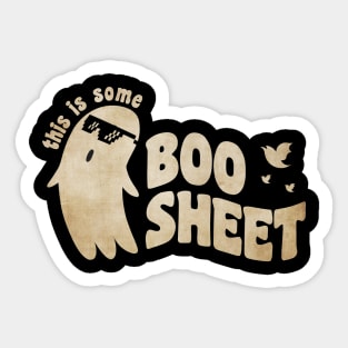 this is some boo sheet Fun Sticker